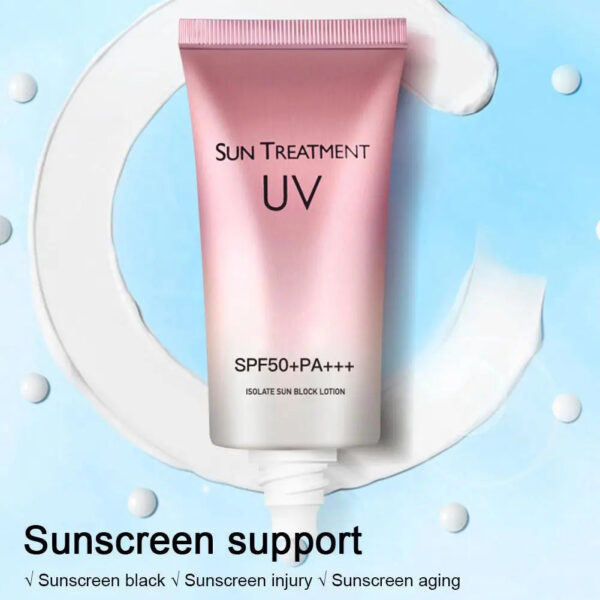 Waterproof SPF50+ Whitening Sun Cream, 60ml 2pcs - Image 5