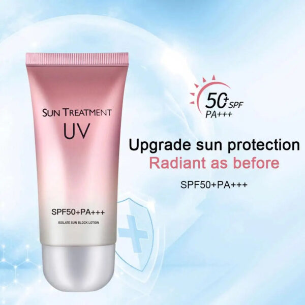 Waterproof SPF50+ Whitening Sun Cream, 60ml 2pcs - Image 4