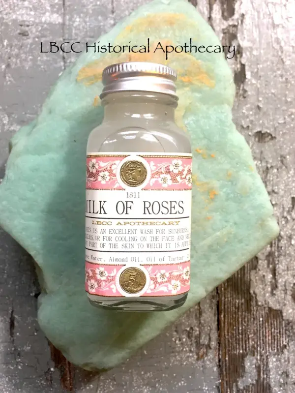 VEGAN Milk Of Roses ~ 1811 Jane Austen & Popular Beauty ~ Regency Natural Toner ~ Rose Skin Toner ~ Rose Facial Moisturizer 5pcs